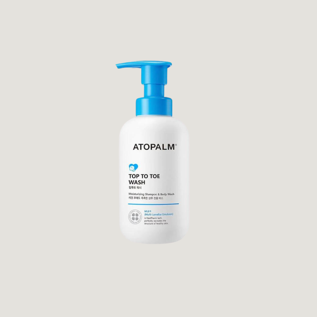 ATOPALM Top to Toe Wash - gelinis kūno prausiklis, 200 ml