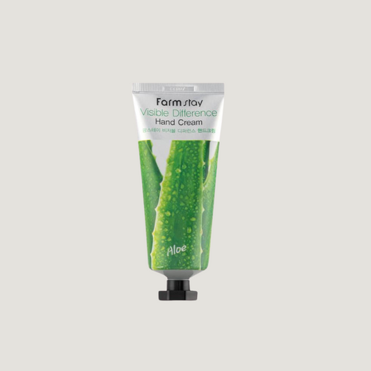 FARMSTAY Visible Difference Aloe Hand Cream - rankų kremas su alijošiumi, 100 ml