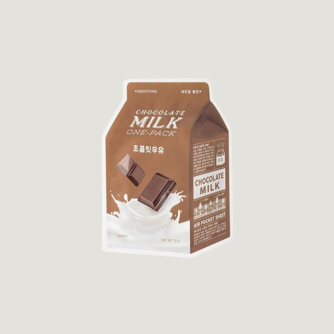 A'PIEU One Pack Chocolate Milk Mask - veido kaukė, 1 vnt