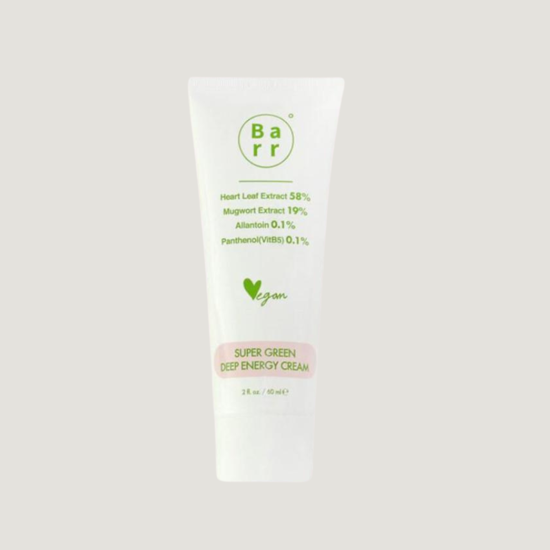 BARR Super Green Deep Energy Cream - raminantis veido kremas, 60 ml